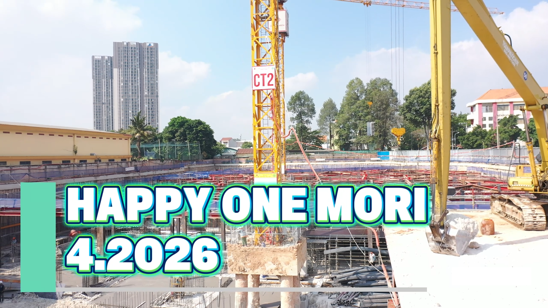 Cập nhật tiến độ xây dựng tháng 04.2026